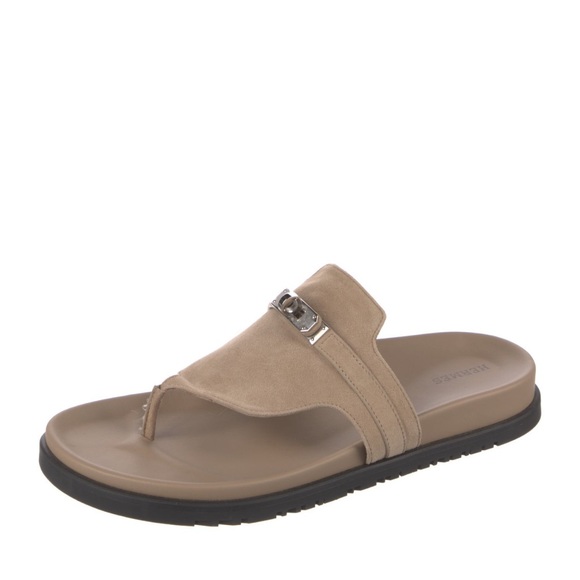 Hermès Kelly Empire Suede Slides Size 41 - Picture 1 of 10